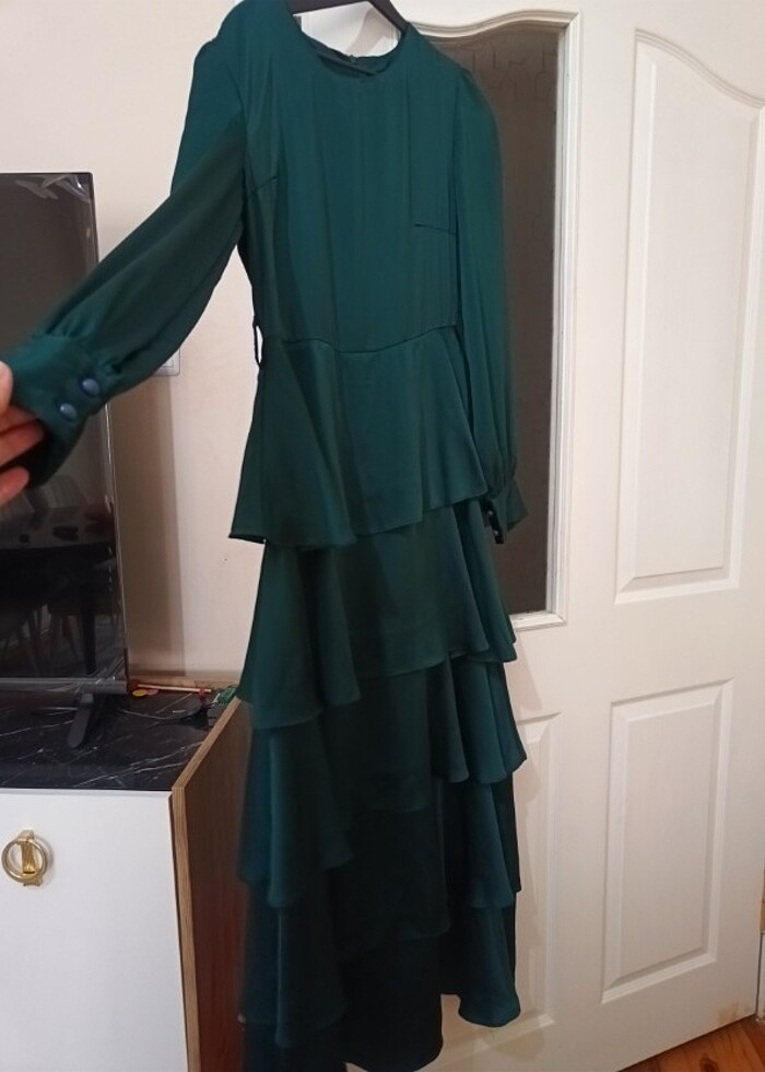 Tesettür abiye elbise - Görsel 4