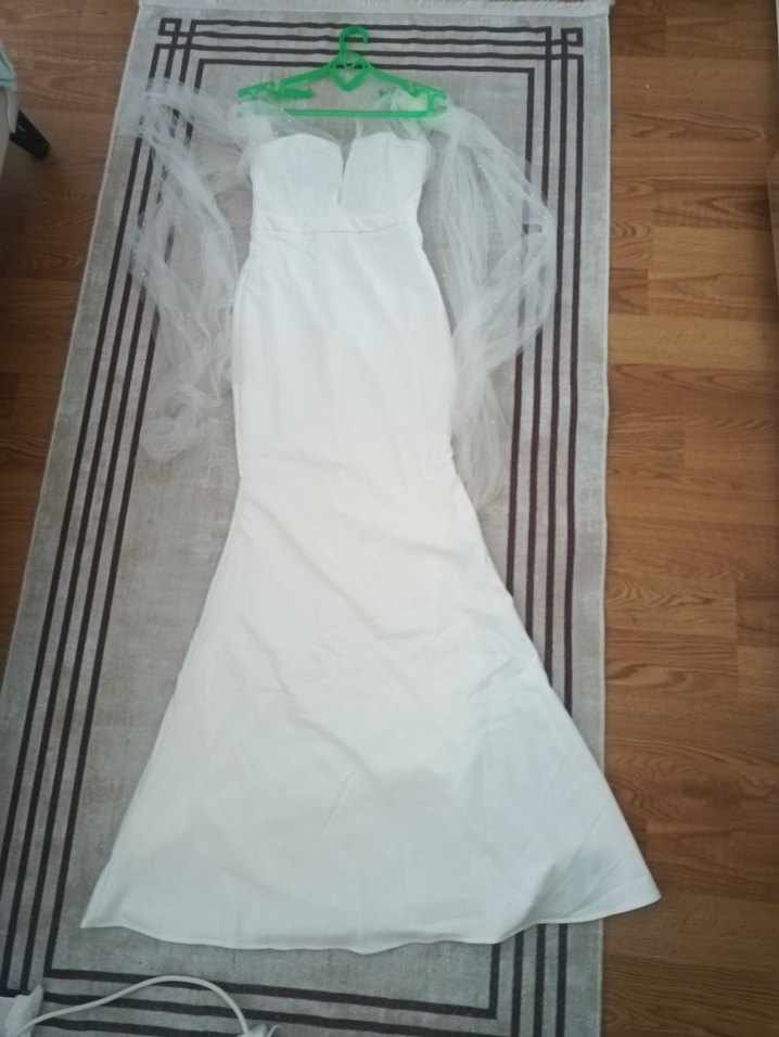 Beyaz abiye - Görsel 3