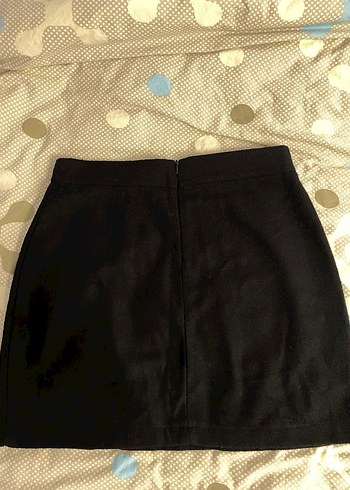 Siyah Kadın Mini Etek - Görsel 3