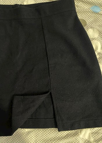 Siyah Kadın Mini Etek - Görsel 2