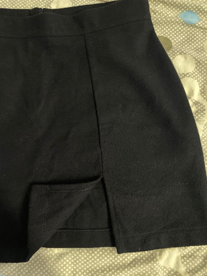 Siyah Kadın Mini Etek - Görsel 2