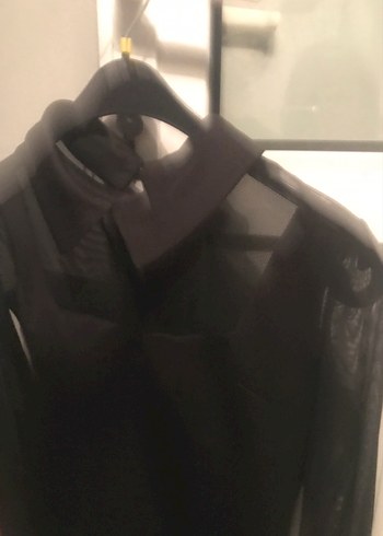 Uzun Kollu Siyah Gotik Kadın Bluz - Görsel 3