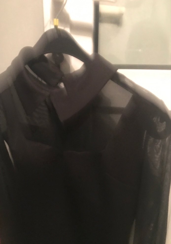 Uzun Kollu Siyah Gotik Kadın Bluz - Görsel 3