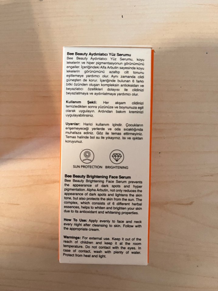 Bee Beauty Aydınlatıcı Yüz Serumu - Görsel 2