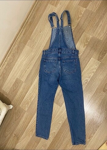 xs Beden Kadın kot tulum salopet