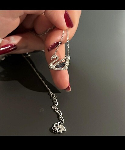 Beden SWAROVSKİ KUĞU KOLYE