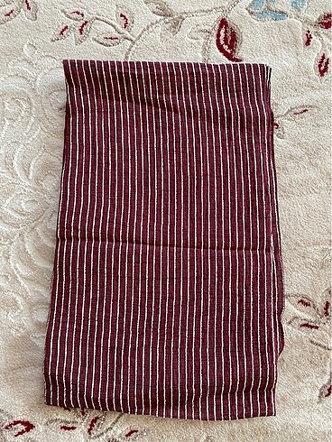 çizgili borda şal