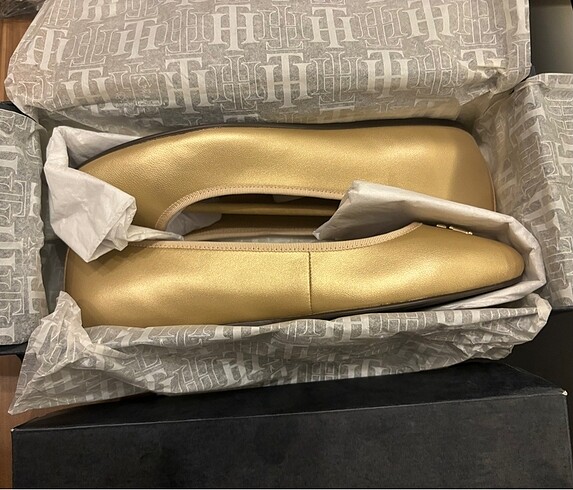 Tommy Hilfiger Tommy Hilfiger Gold Kadın Babet