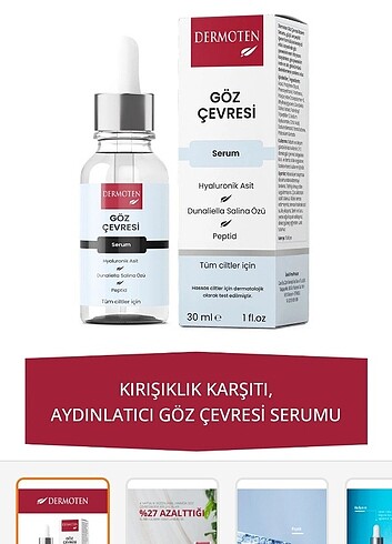 DERMOTEN göz çevresi serumu - Görsel 5