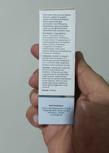 DERMOTEN göz çevresi serumu - Görsel 7