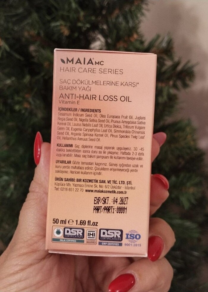 MAİAmc nemlendirici saç yağı  - Görsel 4