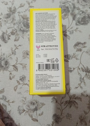 maru.derm Kepek Karşıtı Saç Toniği 200 ml - Görsel 3