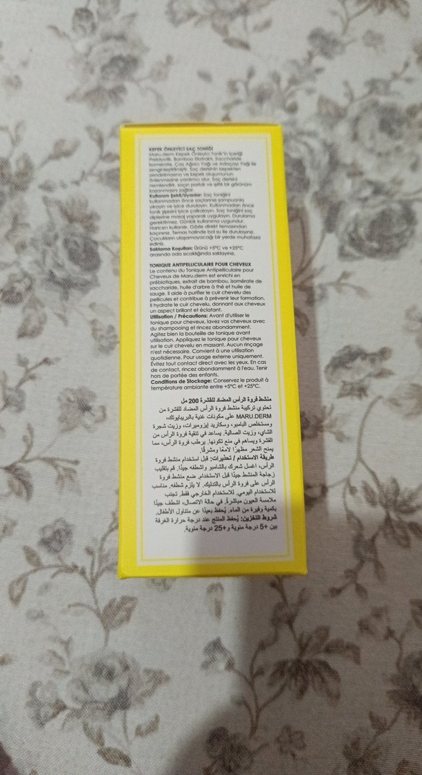 maru.derm Kepek Karşıtı Saç Toniği 200 ml - Görsel 2