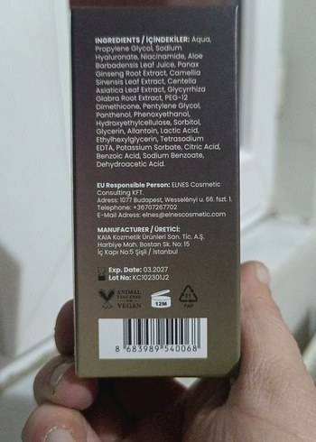 Cosmogenesis Labs Ginseng Serum 30ml - Görsel 3