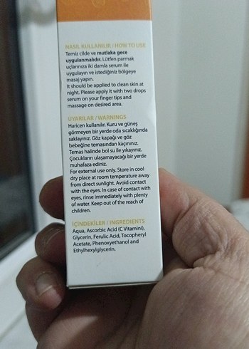 LOXXUN C Vitamini Gece Serumu 30 ml - Görsel 2