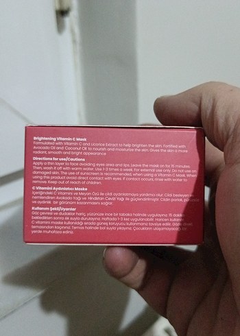 Cosmogenesis Labs C Vitamini %5 Aydınlatıcı Maske - Görsel 2