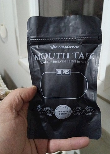 Wealtivo Siyah Ağız Bandı 30'lu Paket - Görsel 3