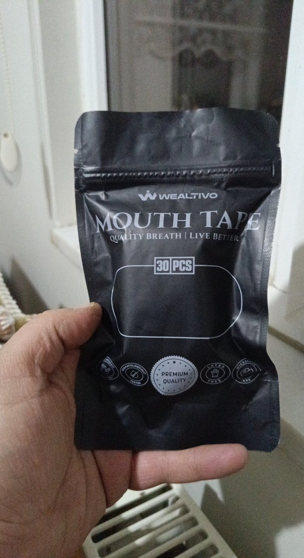 Wealtivo Siyah Ağız Bandı 30'lu Paket - Görsel 3