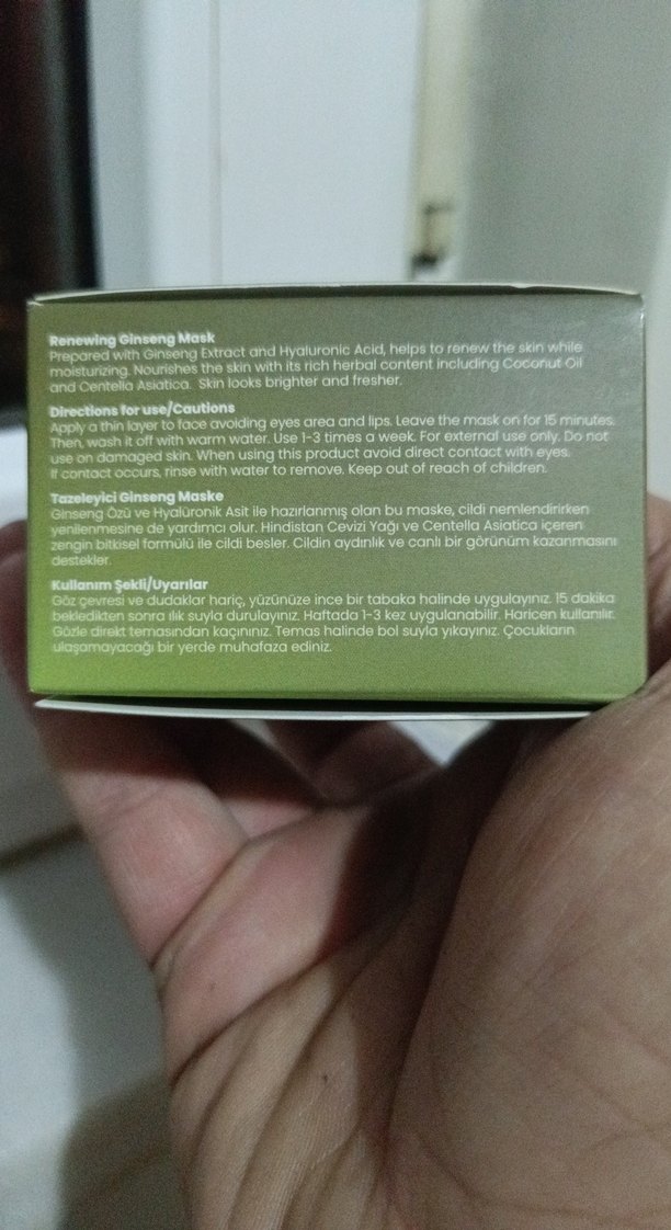 Cosmogenesis Labs Ginseng Mask 50 ml - Görsel 2