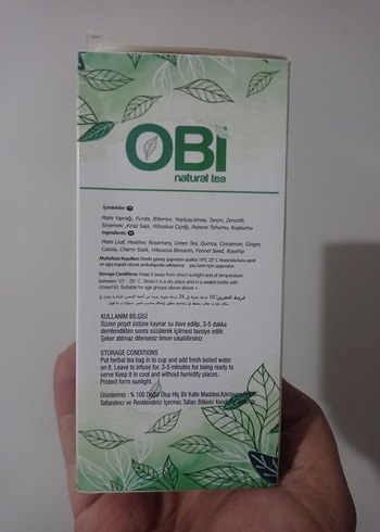 OBI Detox Karışık Bitki Çayı kim - Görsel 2