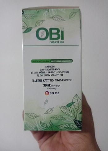 OBI Detox Karışık Bitki Çayı kim - Görsel 3