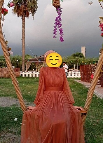 Tesettür abiye elbise 