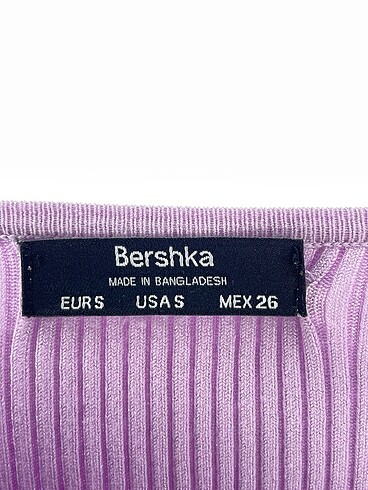 s Beden mor Renk Bershka Kısa Elbise %70 İndirimli.
