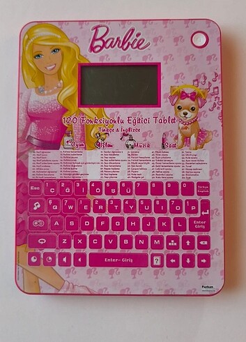 Barbie eğitici tablet 
