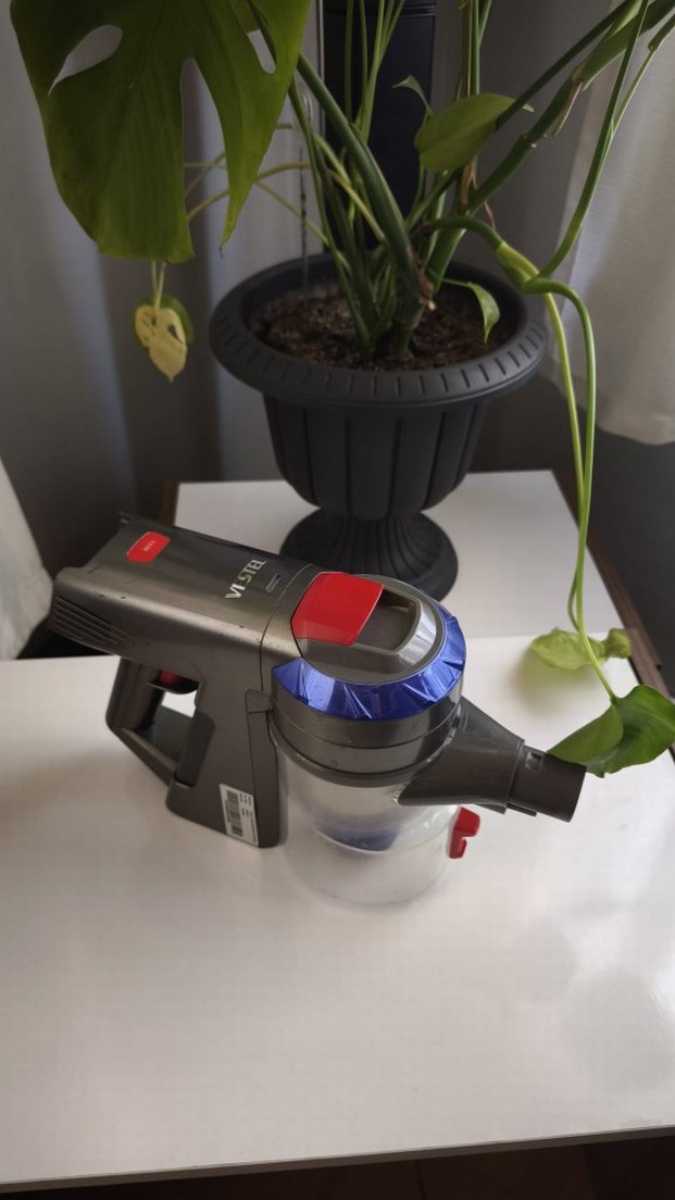 Mavi Gri Kablosuz Elektrikli Süpürge Gövdesi - Görsel 3