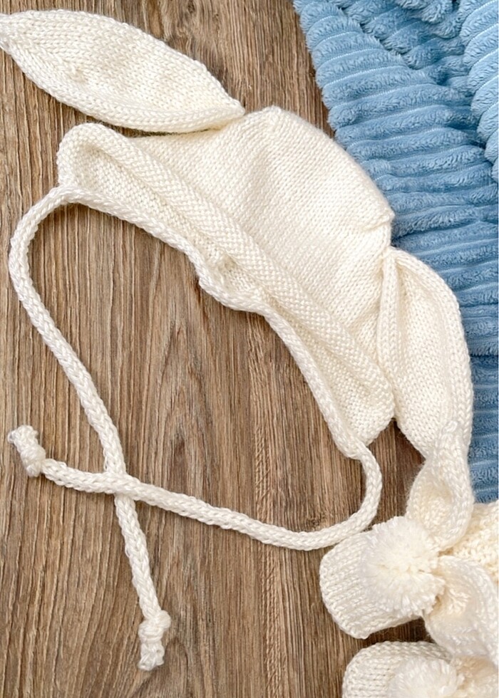 Tavşan Kulak Bere ve Patik - Görsel 3