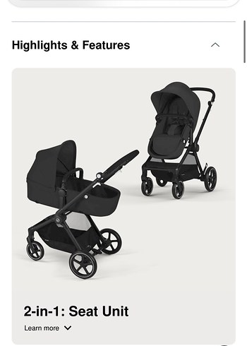 Cybex Eos Bebek Arabası