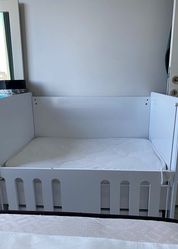 Beyaz bebek beşiği - Görsel 4