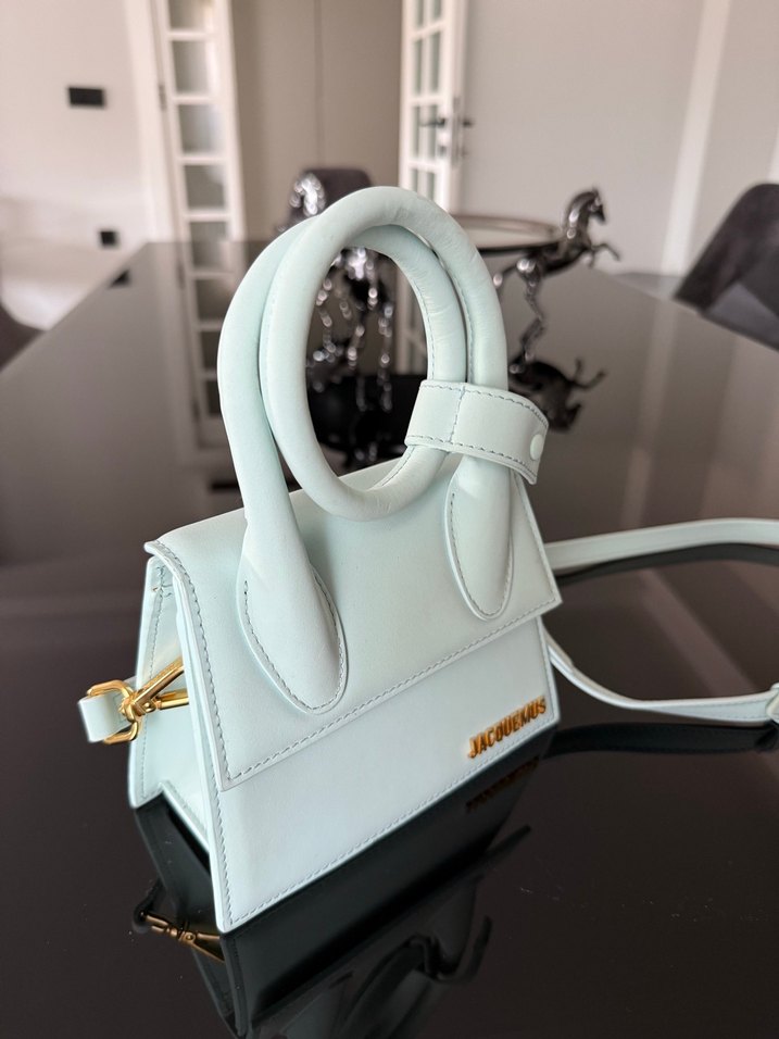 Jacquemus Beyaz Deri Kadın Çanta - Görsel 5
