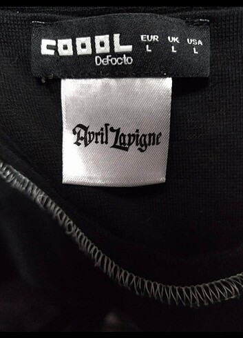 l Beden siyah Renk Avril Lavigne crop