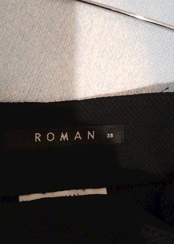 Kemer Detaylı Siyah Midi Kalem Etek - Görsel 3