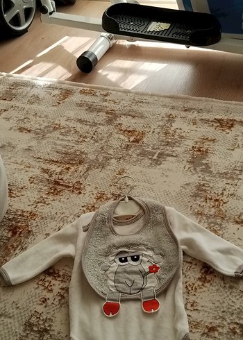 Sıfır Set .Peluş ve kadife yeni doğan erkek bebek set - Görsel 4