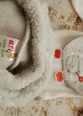 Sıfır Set .Peluş ve kadife yeni doğan erkek bebek set - Görsel 5