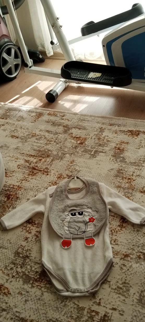 Sıfır Set .Peluş ve kadife yeni doğan erkek bebek set - Görsel 4