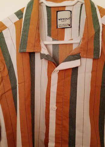 Sıfır üründür Erkek  Kısa Kollu Gömlek - Görsel 2