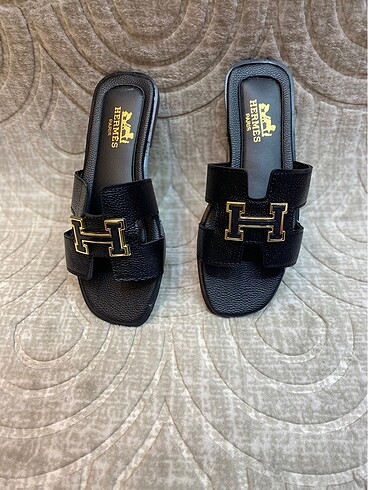 Hermès Nakışlı Platform Kadın Terlik