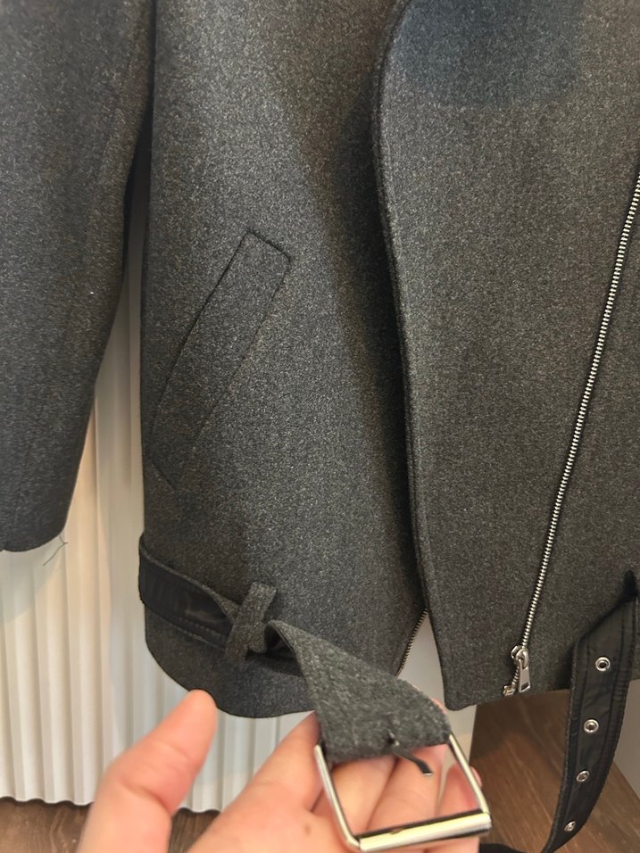 Rima Siyah Yün Midi Kaban - Görsel 3