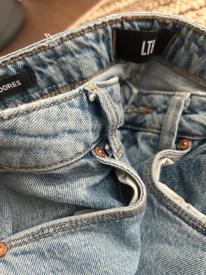 Gri Denim Rahat Kesim Kadın mom Jean - Görsel 3