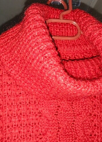 Yün el örme triko kazak - Görsel 4