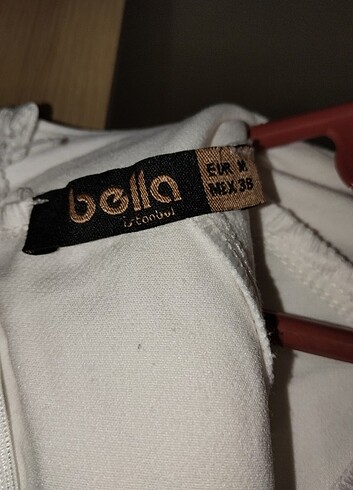 Midi beyaz elbise - Görsel 7