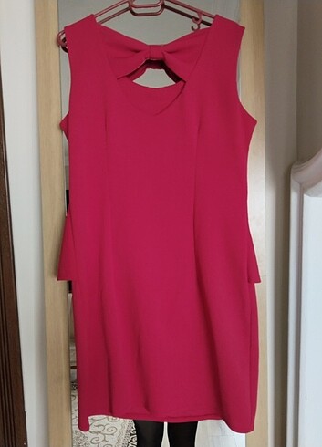 Kırmızı mini elbise abiye - Görsel 5