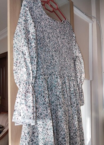 Tesettür yeşil elbise  - Görsel 7