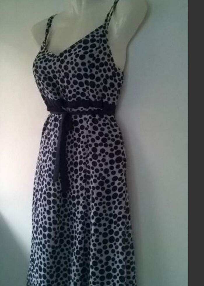 Yazlık mini şifon elbise - Görsel 2