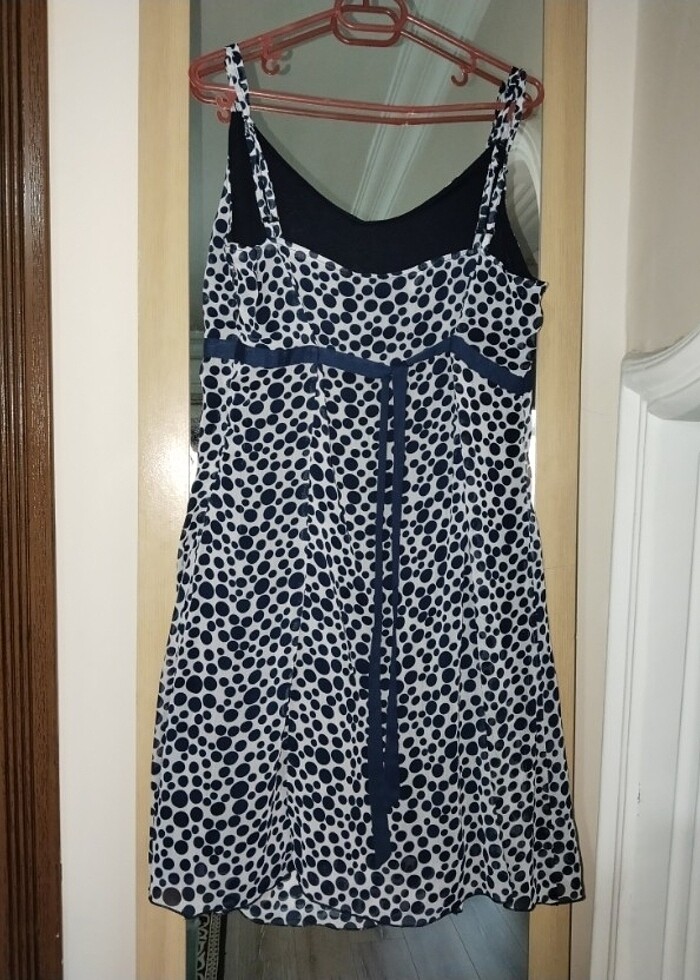 Yazlık mini şifon elbise - Görsel 5