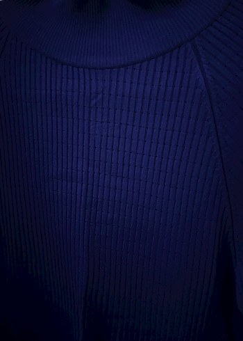 Mavi Kadın Boğazlı İnce Triko Kazak - Görsel 2