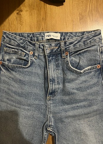 Diz Yırtık Detaylı Kadın Denim Jean - Görsel 2
